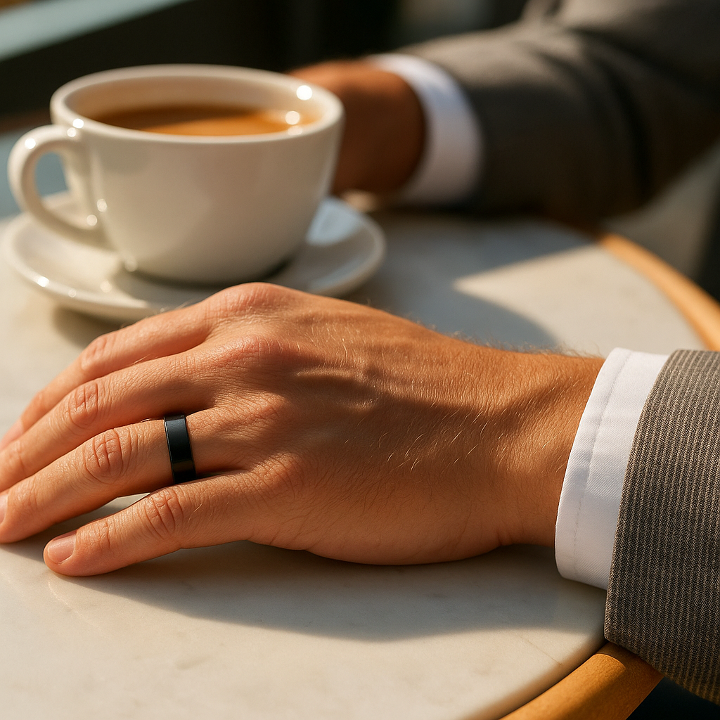 HEMATİT DOĞAL TAŞ YÜZÜK