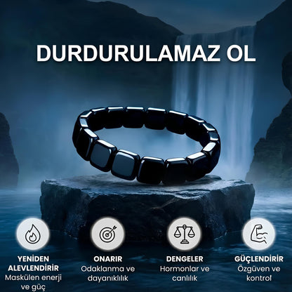 Hematit Doğal Taş Bileklik